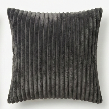 Capa Almofadas Flanell Fleece Canelada 45x45
